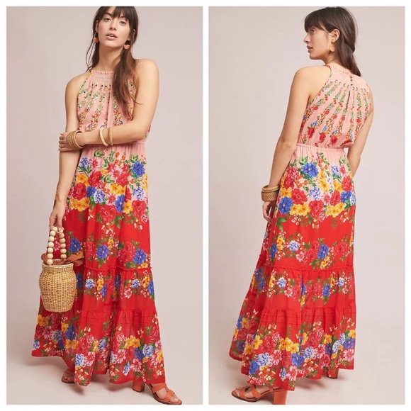 Anthropologie Dresses & Skirts - Vineet Bahl Atacama Maxi Anthropologie Dress Womens Size 16